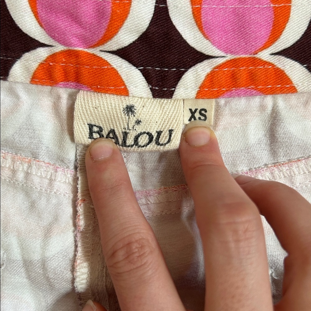 Balou Retro Circle Pattern Pants - Picture 3 of 5